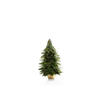 Natural Leaf  Christmas Tabletop Tree on Pot | Bone & Brass
