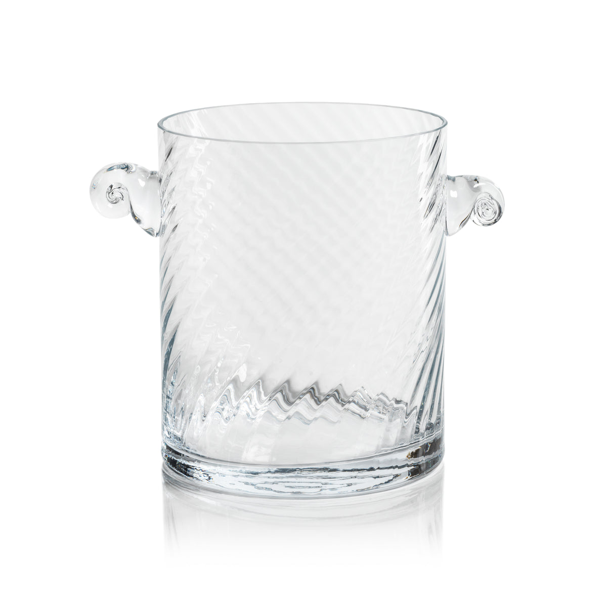 Harrow Swirl Glass Ice Bucket