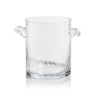 Harrow Swirl Glass Ice Bucket