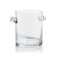 Harrow Swirl Glass Ice Bucket