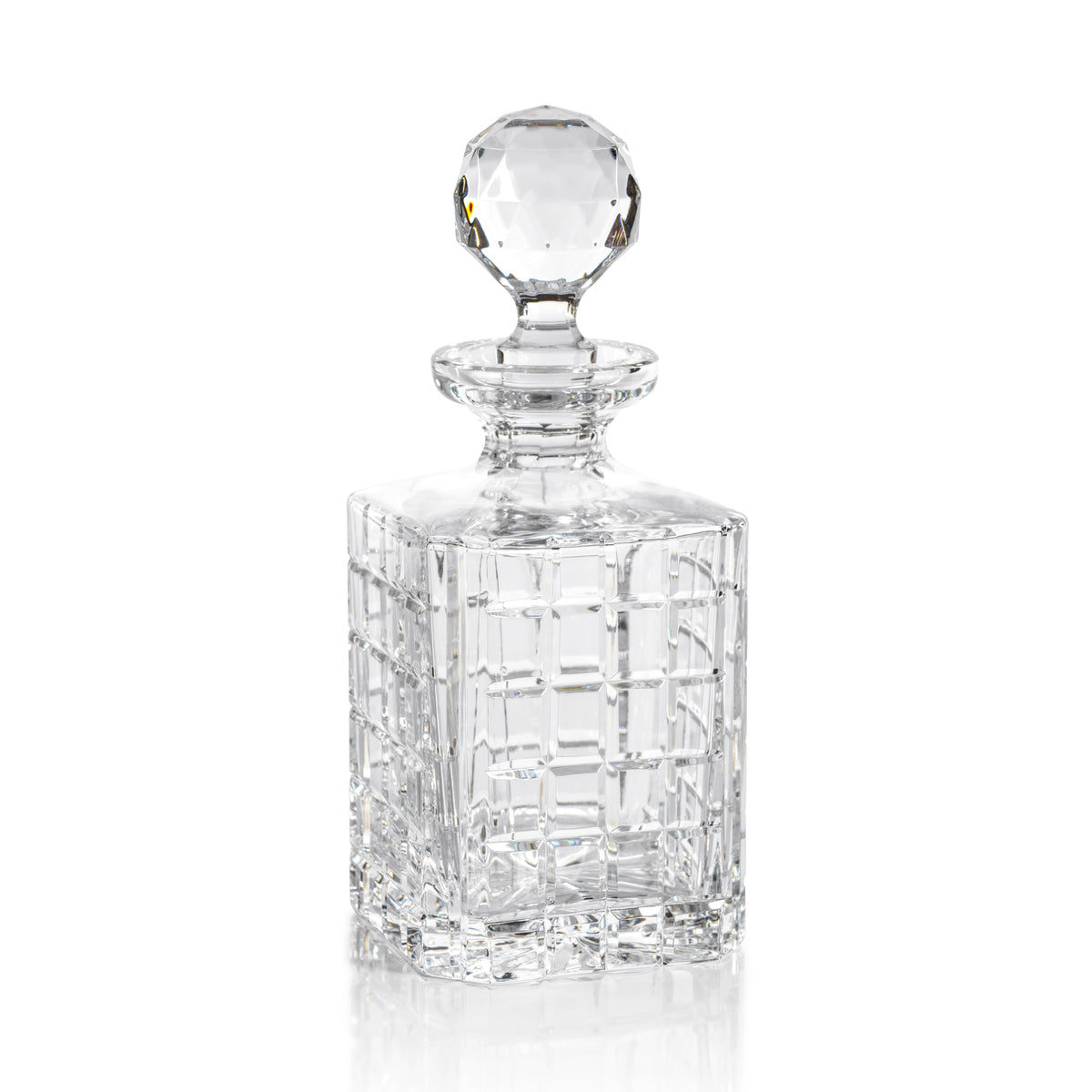 Ezekiel Crystal Glass Whiskey & Brandy Decanter