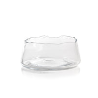 Manarola Clear Glass Decorative Bowl | Bone & Brass