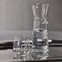 Davos Stemless Glasses with Pewter Antler, Set of 2