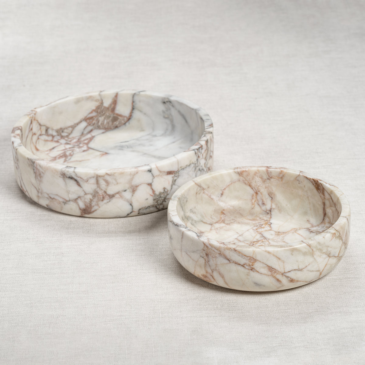 Rosso Verona Marble Bowl, Medium