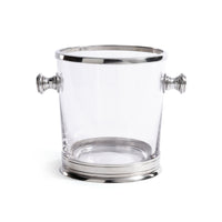 St. Anton Pewter & Glass Ice Bucket with Handles