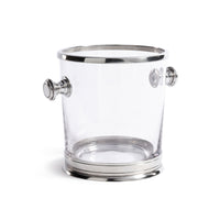 St. Anton Pewter & Glass Ice Bucket with Handles
