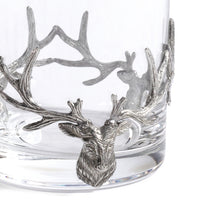 St. Anton Pewter & Glass Rock Glass, 13.02oz