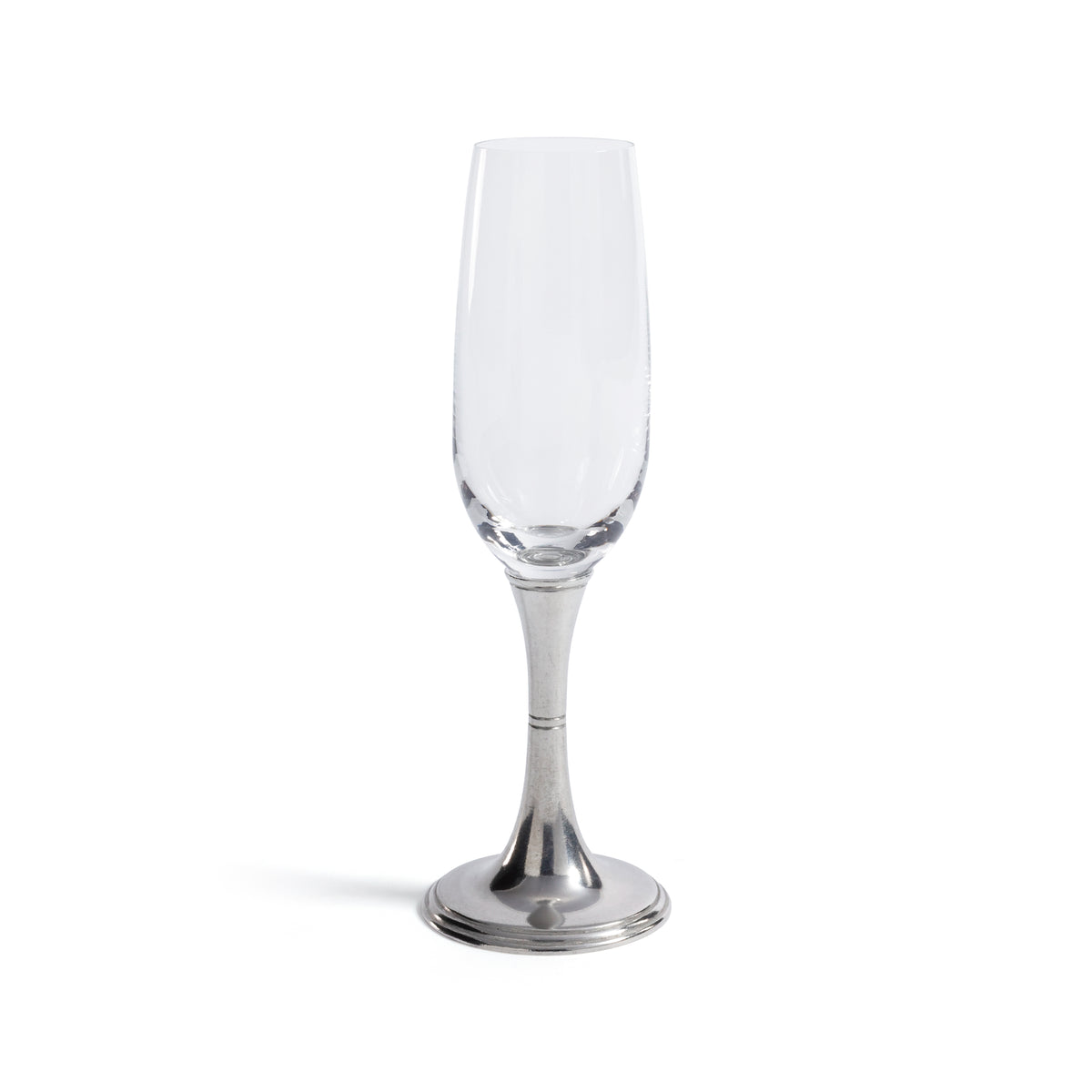 St. Moritz Pewter & Glass Champagne Flute