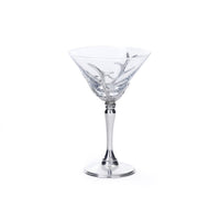 St. Moritz Pewter & Glass Martini Glass