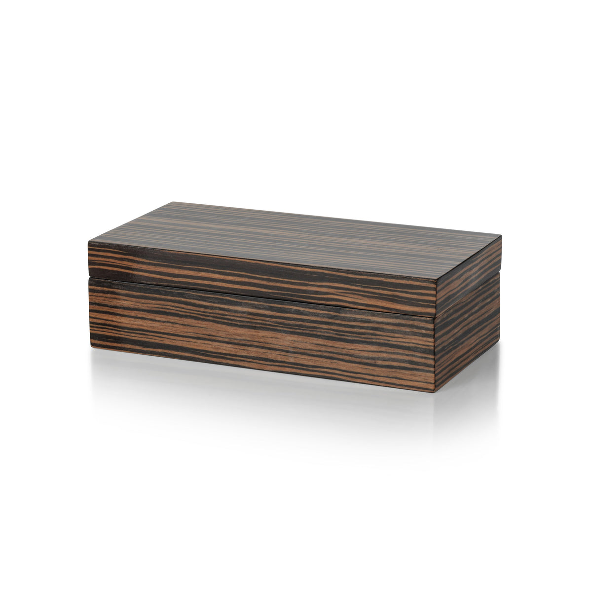Bambara Ebony Decorative Box, Small | Bone & Brass