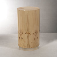Leela Burl Wood Stool / Table, 12"