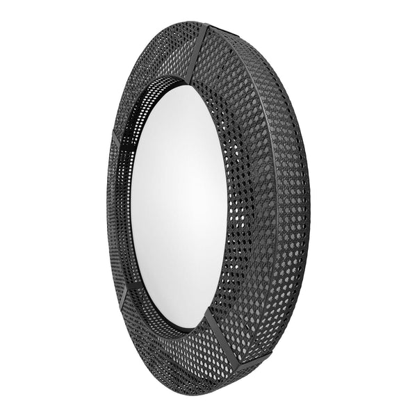 Zurie Mirror Black - Mirror Detail | Bone & Brass