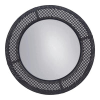 Zurie Mirror Black | Bone & Brass