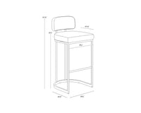 Larissa Barstool Bravo Black / Halton Birch