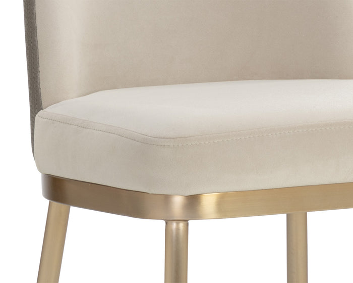 Lavania Meg Taupe / Porcini Taupe Counter Stool