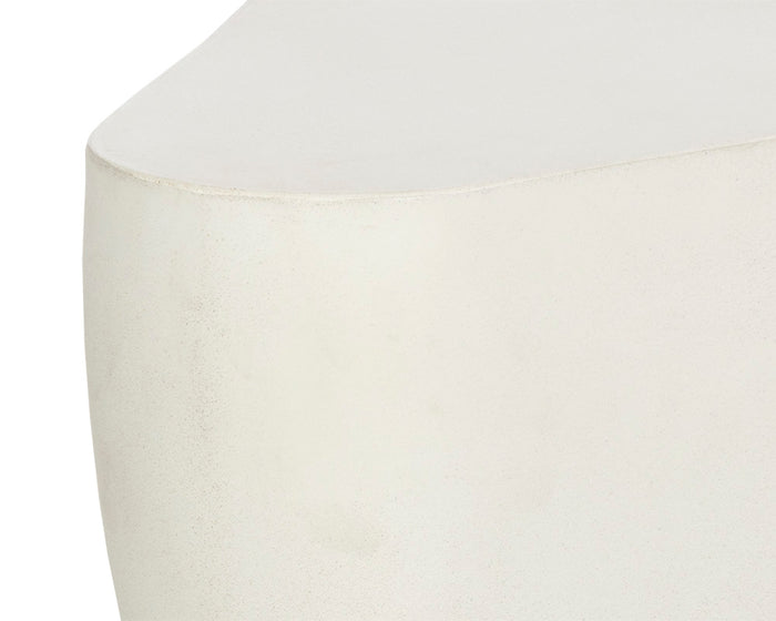 Dali End Small - White Table