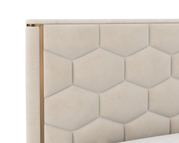 Alisha King - Meg Taupe Bed