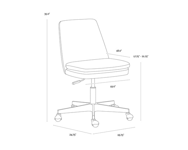 Berget Office Bergen Olive Chair