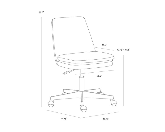 Berget Office Bergen Olive Chair