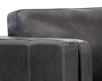 Richmond Brentwood Charcoal Leather Sofa
