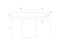 Celica Summer Sand - 58" Dining Table