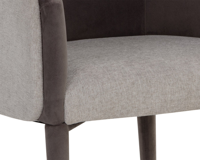 Sheva Dining Ernst Sandstone / Meg Ash Armchair