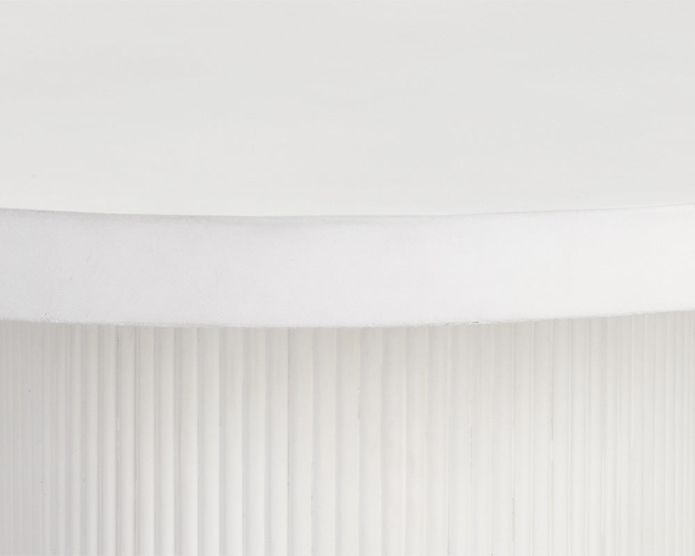 Nicolette White - 40" Dining Table