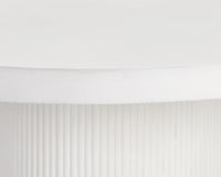 Nicolette White - 40" Dining Table