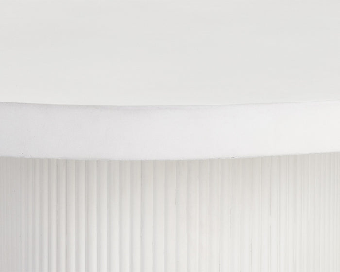 Nicolette White - 40" Dining Table