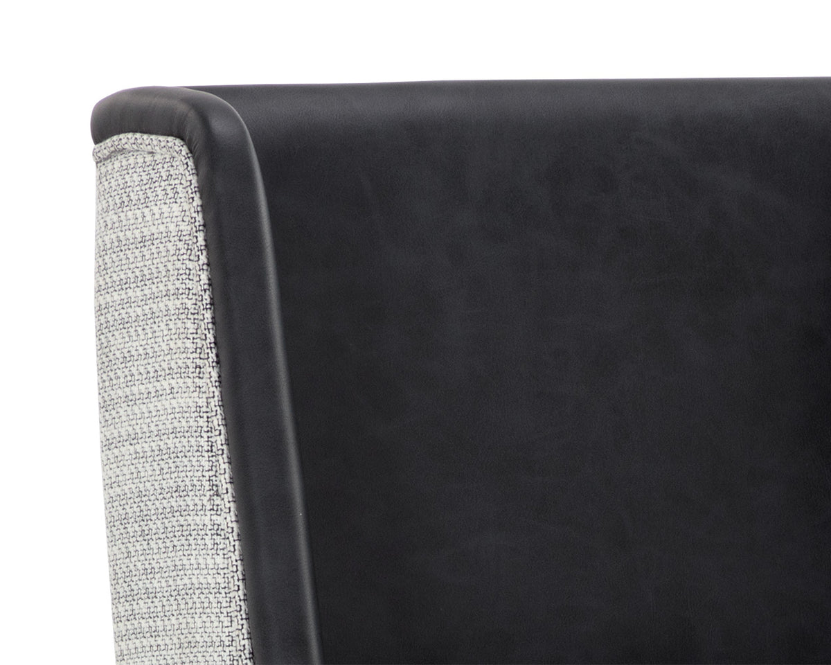 Joplin Barstool Cantina Black / Vera White Pepper