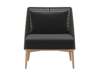 Andria Arashi Black Lounge Chair