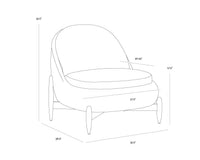 Carilo Stinson Cream Lounge Chair