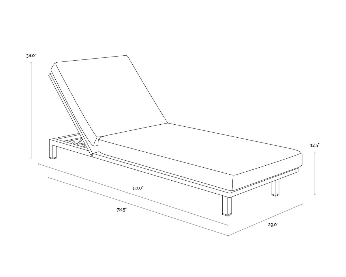 Geneve Lounger Palazzo Cream