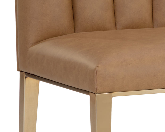Wilbur Milliken Cognac Dining Chair