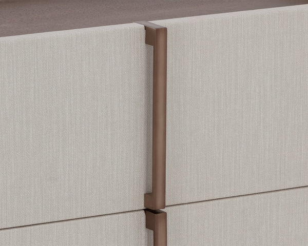 Jamille Large - Cream Nightstand