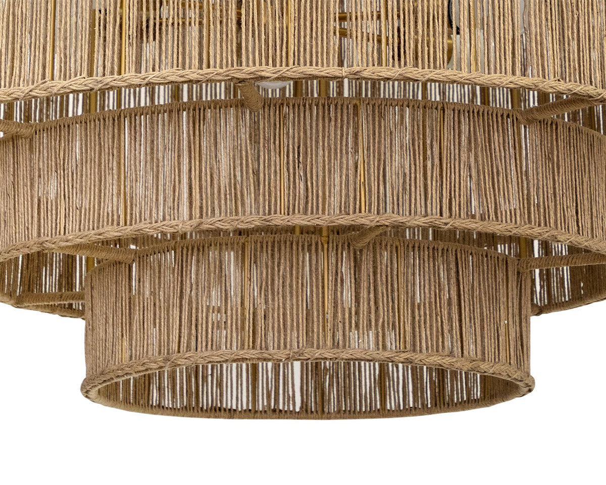 Alyssa Natural Jute Chandelier
