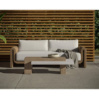 Tibi Natural  Handwoven Wicker Outdoor Sofa