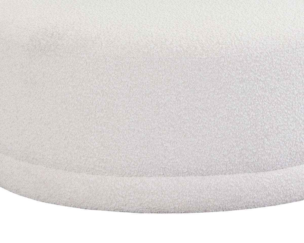 London LAF Copenhagen White Boucle Sectional