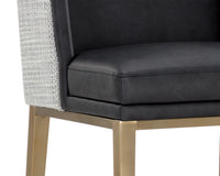 Joplin Barstool Cantina Black / Vera White Pepper