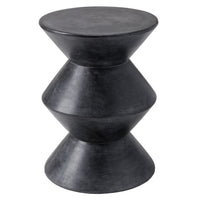 Union End Black Table