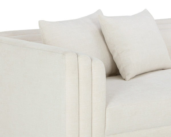 Kira Heather Ivory Tweed Sofa