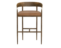 Zanatta Barstool Tan Leather