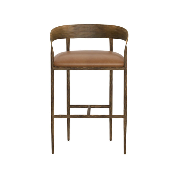 Zanatta Barstool Tan Leather