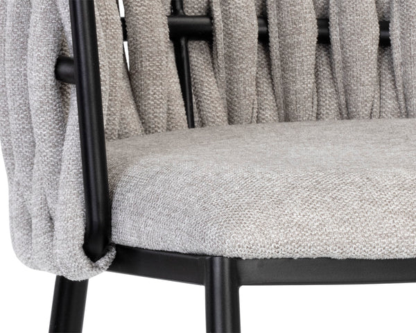 Sarai Belfast Heather Grey Counter Stool