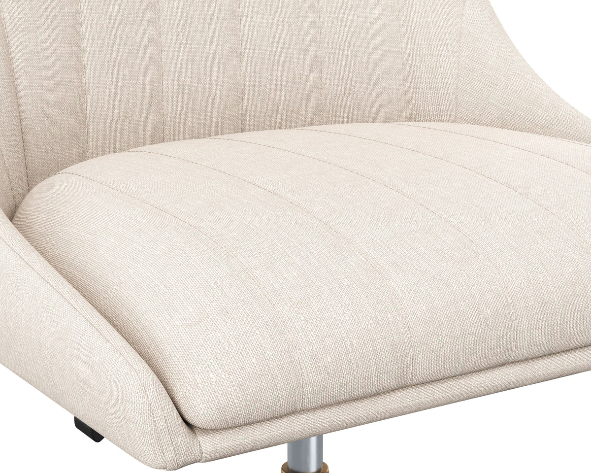 Halden Office Beige Linen Chair