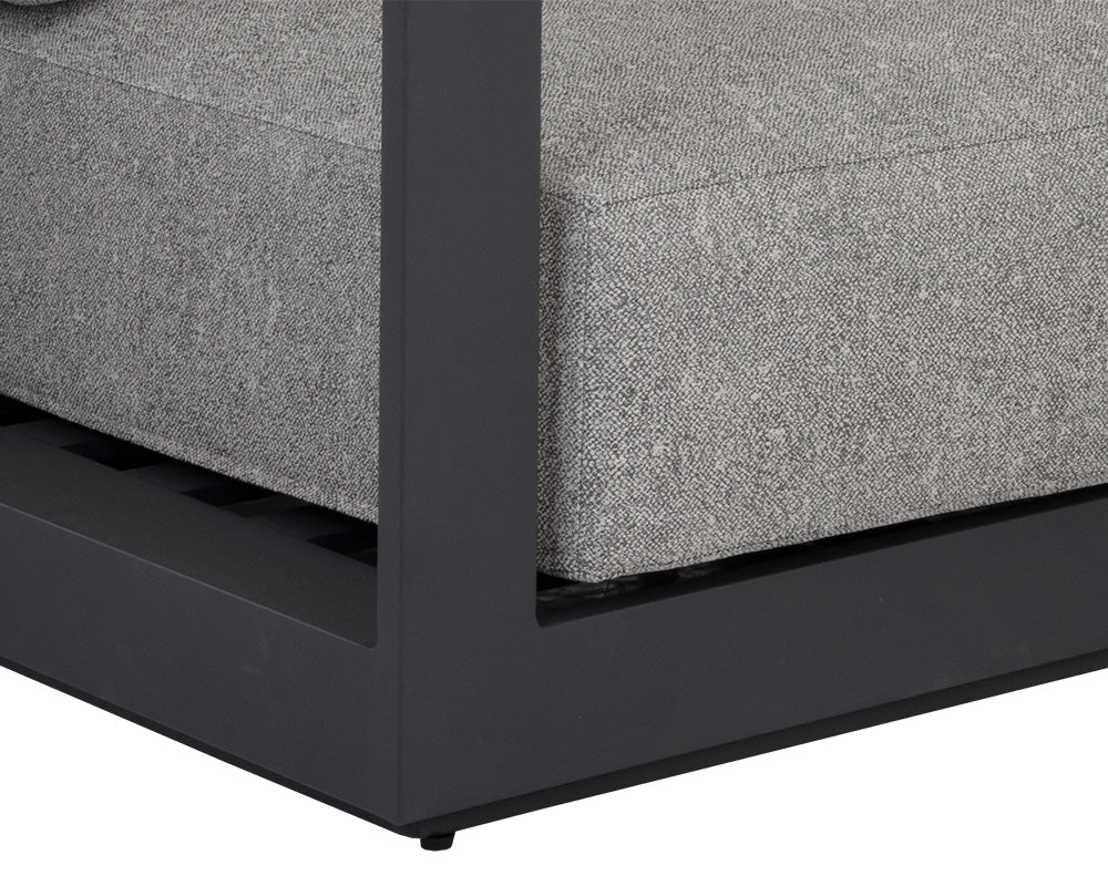 Tavira Charcoal - Lanikai Salt and Pepper Sofa