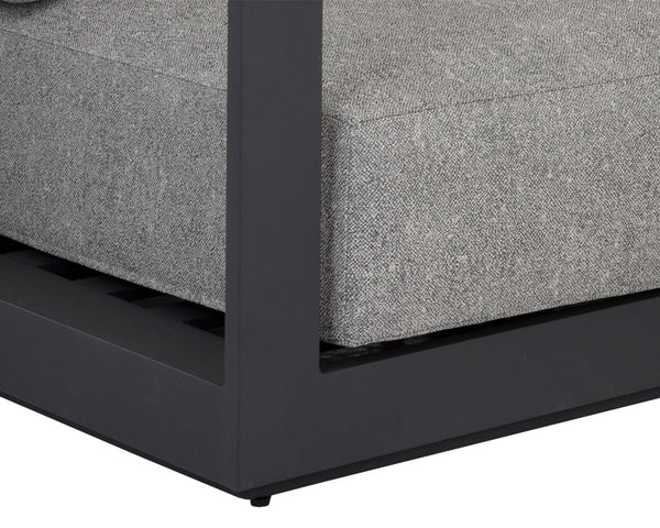 Tavira Charcoal - Lanikai Salt and Pepper Sofa