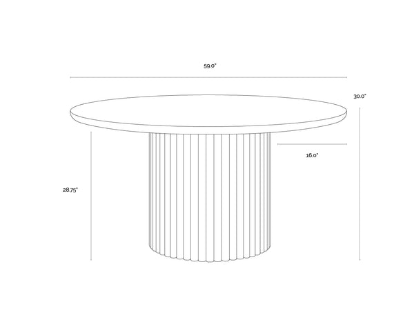 Banyan 59" Dining Table