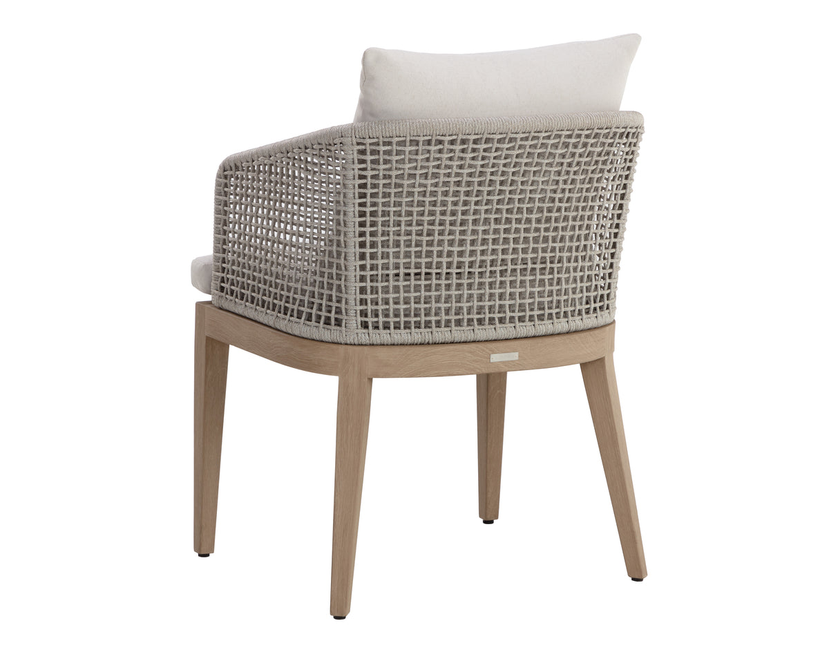 Capri Dining Drift Brown - Palazzo Cream Armchair