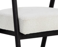 Sova Dining Black - Copenhagen White Armchair